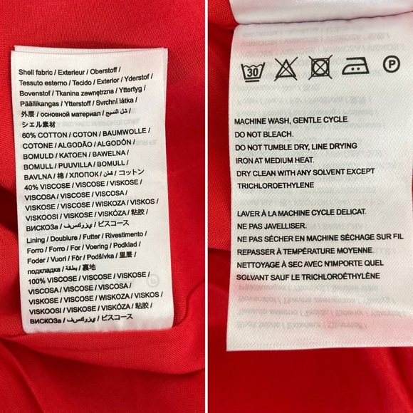 FARM Rio Red Tiki Bananas Tiered Maxi Dress Large NWT - Picture 14 of 15